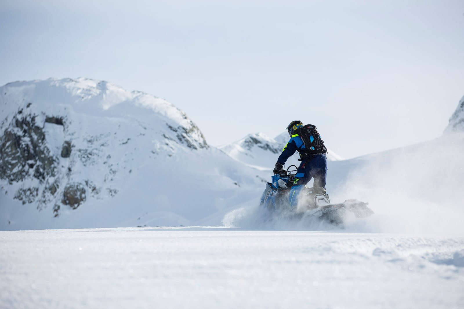 Snowmobile winter experience